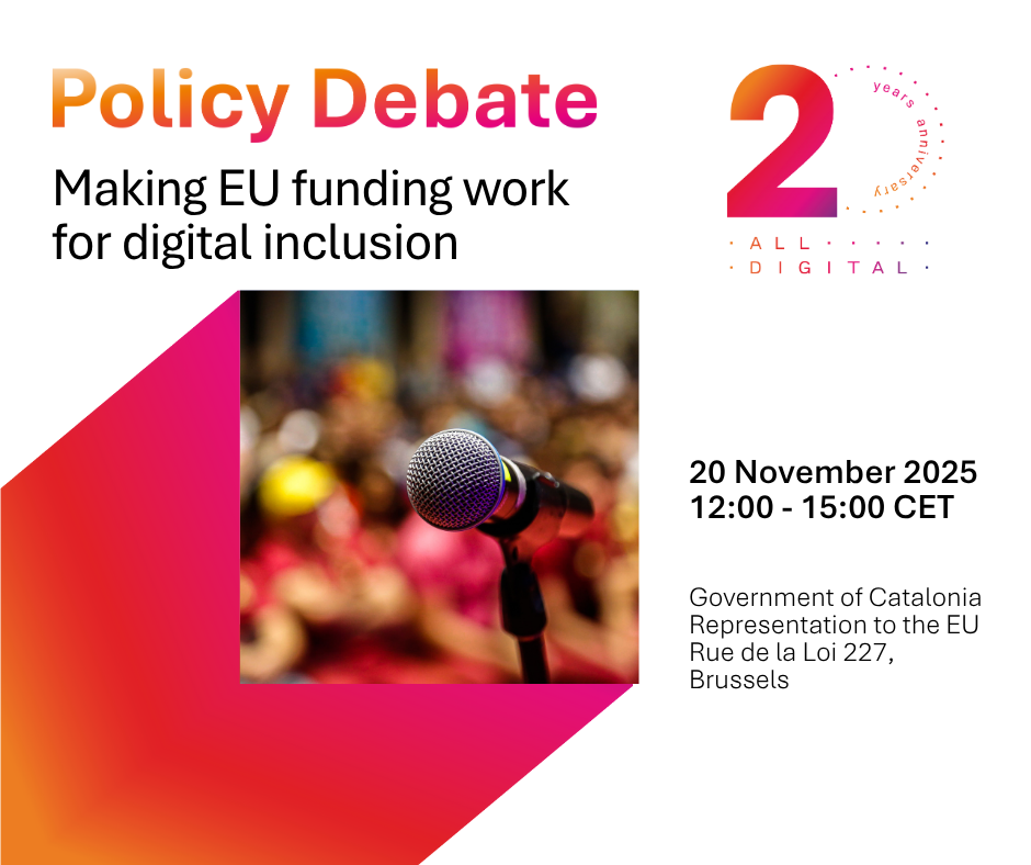 Policy event 2025 All Digital