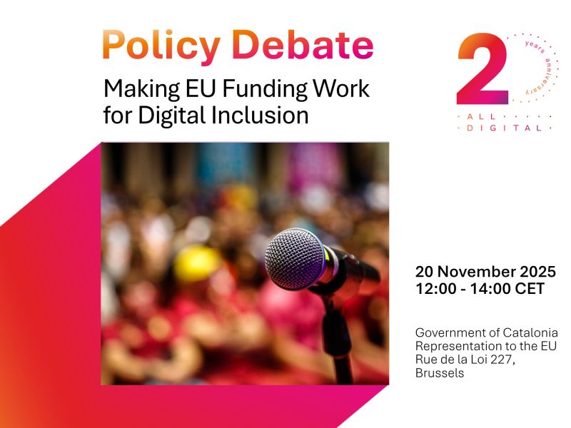 Policy event 2025 All Digital