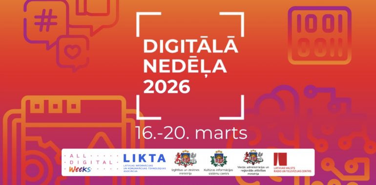 Digitālās nedēļas 2026 atklāšana un Mākslīgā intelekta dienas konference
