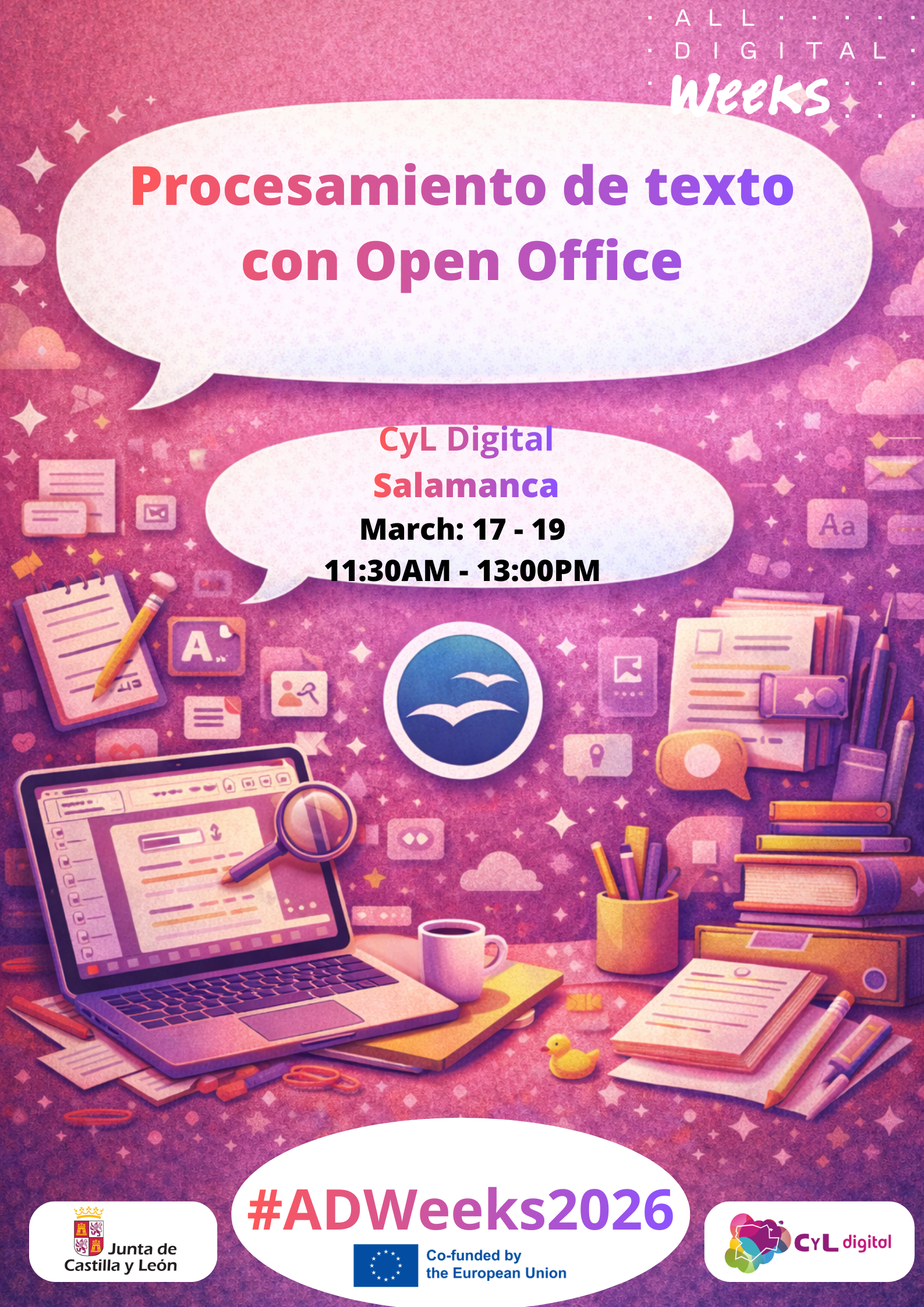 Word processing with Open Office