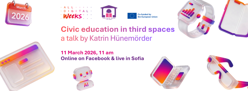 Civic education in third spaces – involving young people in active citizenship processes through digital media – a talk by Katrin Hünemörder