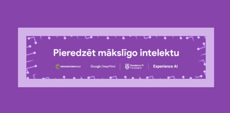 Tiešsaistes mācības pedagogiem “Pieredzēt mākslīgo intelektu”