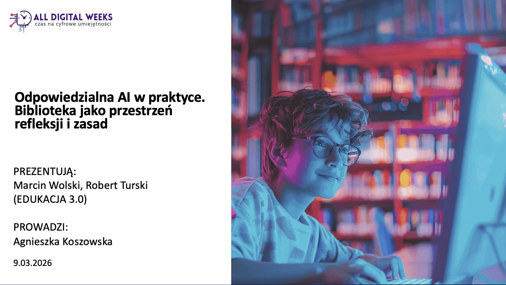 Responsible AI in practice. The library as a space for reflection and principles